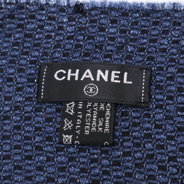 CHANEL シャネル ストール ネイビー レディース【公式通販】