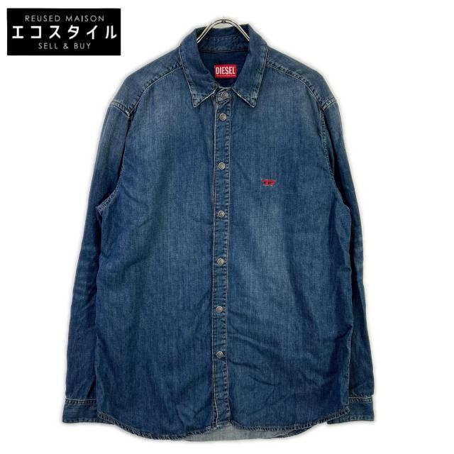 DIESEL ディーゼル トップス M ブルー メンズ