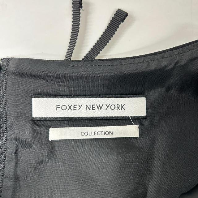 FOXEY NEW YORK フォクシーニューヨーク ワンピース 38 ブラック レディース_3