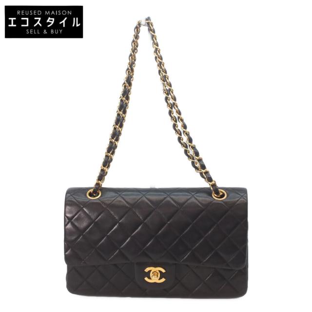 CHANEL シャネル ショルダーバッグ ブラック/ゴールド金具 レディース