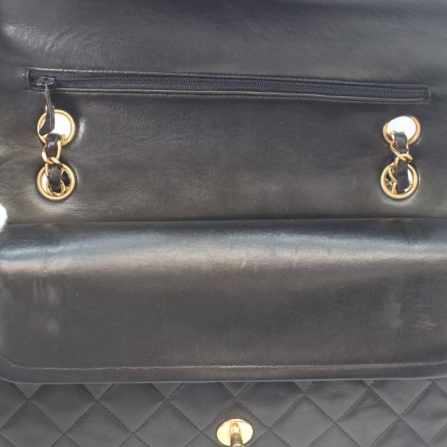 CHANEL シャネル ショルダーバッグ ブラック/ゴールド金具 レディース_9