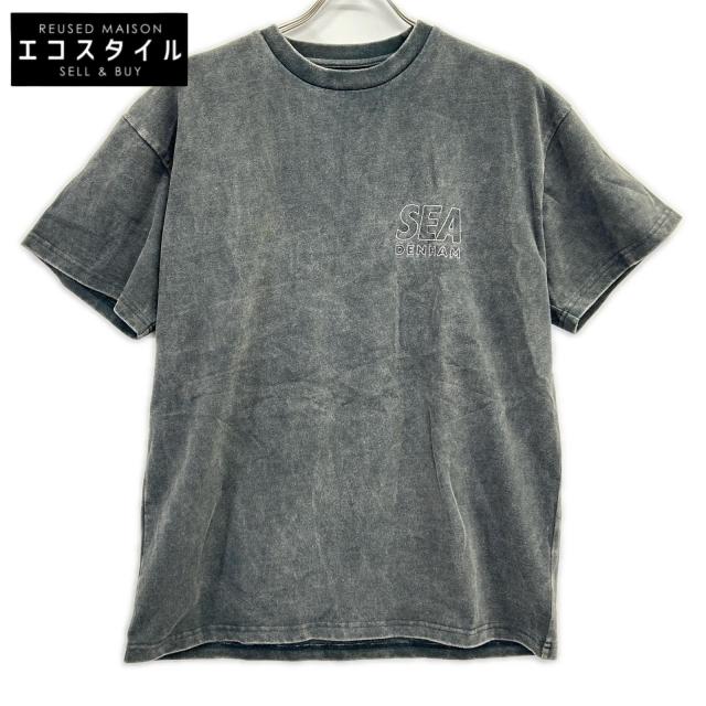 WIND AND SEA ウィンダンシ— トップス S ウォッシュグレー メンズ