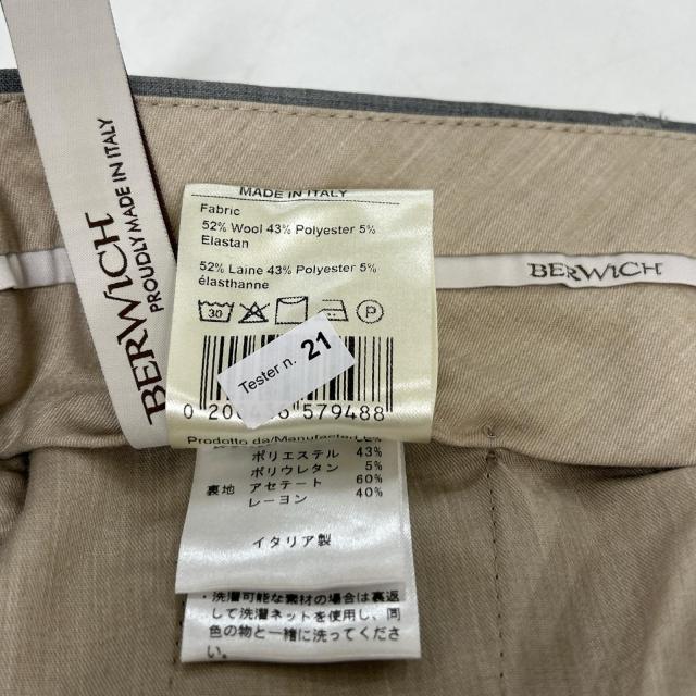 BERWICH ベルウィッチ ボトムス 48 グレー メンズ_5