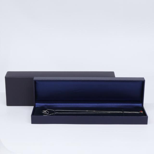 QVC QVC ネックレス シルバー×レッド レディース_10
