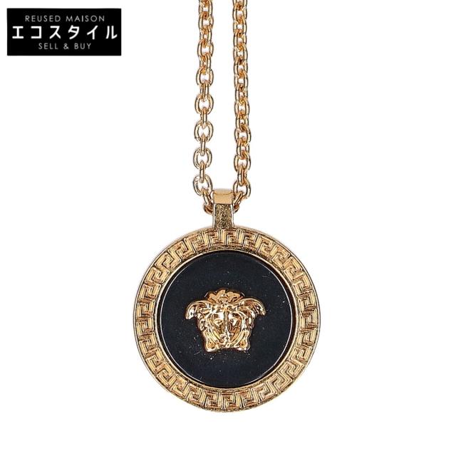 Versace ヴェルサーチ ネックレス ゴールド/ブラック レディース