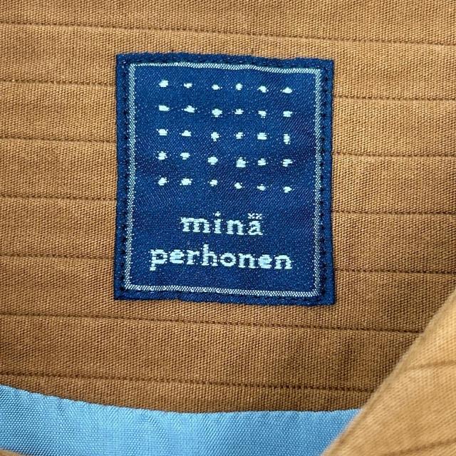 mina perhonen ミナペルホネン ワンピース 36 ブラウン レディース_3