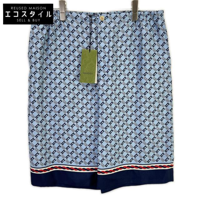 GUCCI グッチ ボトムス 52 ブルー メンズ
