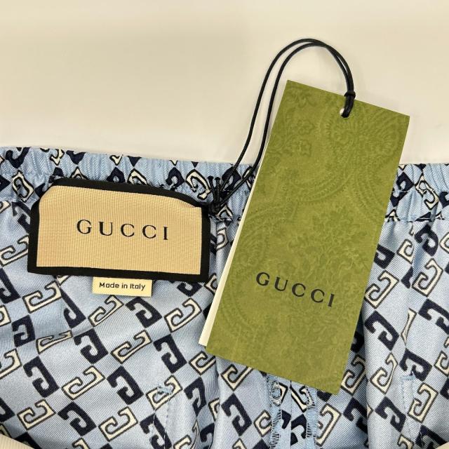 GUCCI グッチ ボトムス 52 ブルー メンズ_3