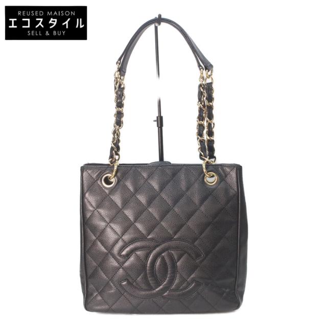 CHANEL シャネル ハンドバッグ ブラック/ゴールド金具 レディース