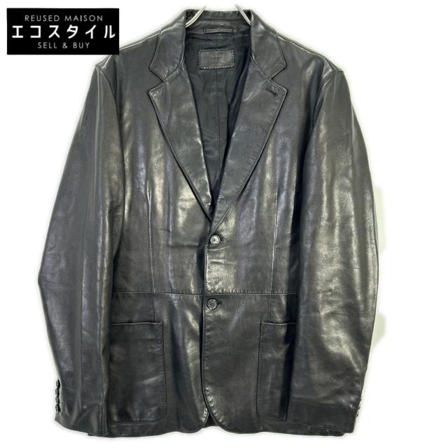 PRADA プラダ ジャケット 50 ブラック メンズ