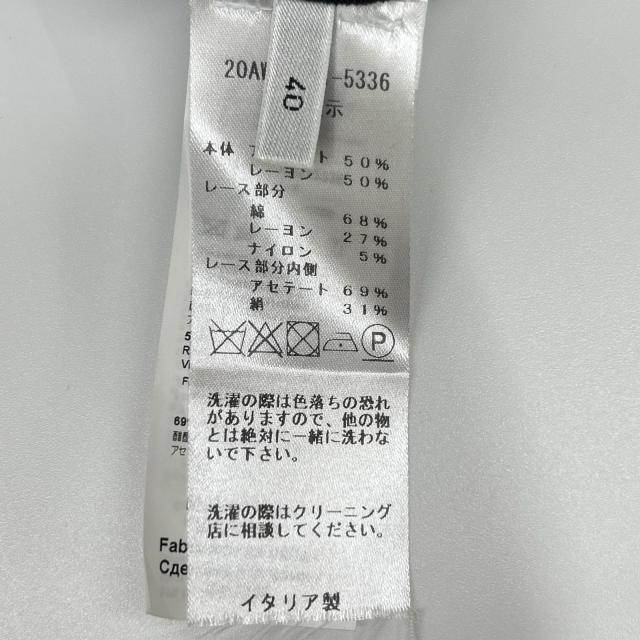 N゜21 ヌメロ ヴェントゥーノ ワンピース 40 ブラック レディース_4