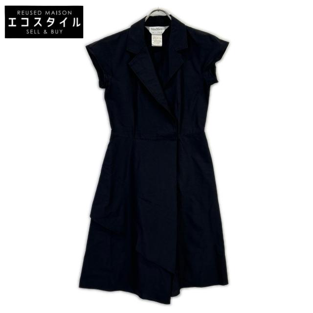 Max Mara マックスマーラ ワンピース 36 ネイビー レディース