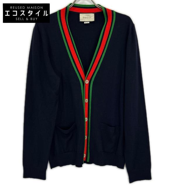 GUCCI グッチ トップス L ネイビー メンズ