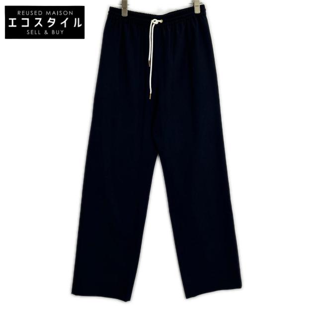 CELINE セリーヌ ボトムス 36 ネイビー レディース
