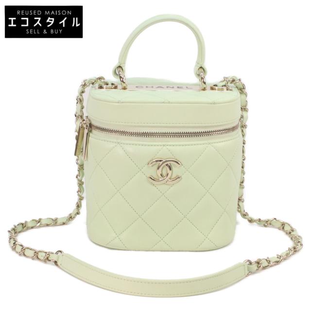 CHANEL シャネル ショルダーバッグ ライムグリーン/ゴールド金具 レディース 232,155円