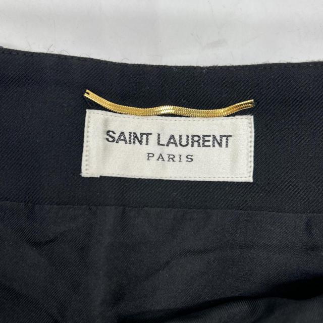 SAINT LAURENT PARIS サンローランパリ スカート 38 ホワイト ブラック レディース_3