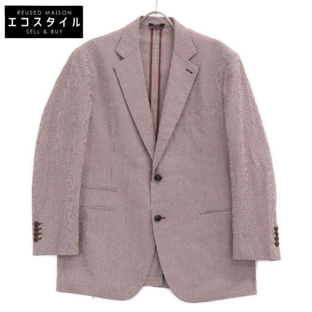 HERMES エルメス ジャケット 54 ブラウン メンズ