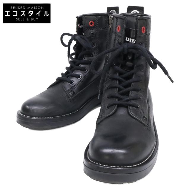 DIESEL ディーゼル シューズ 24 ブラック レディース