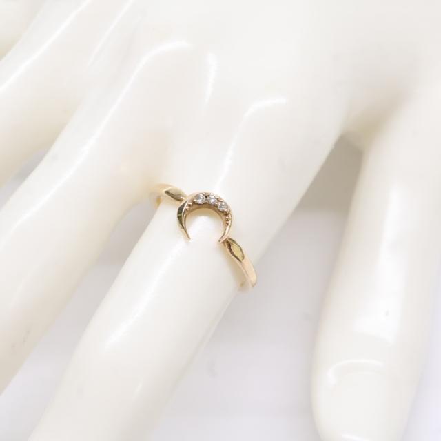 STAR JEWELRY はやりっ子宝飾品 輪っか 指環 黄色ゴールド レディース