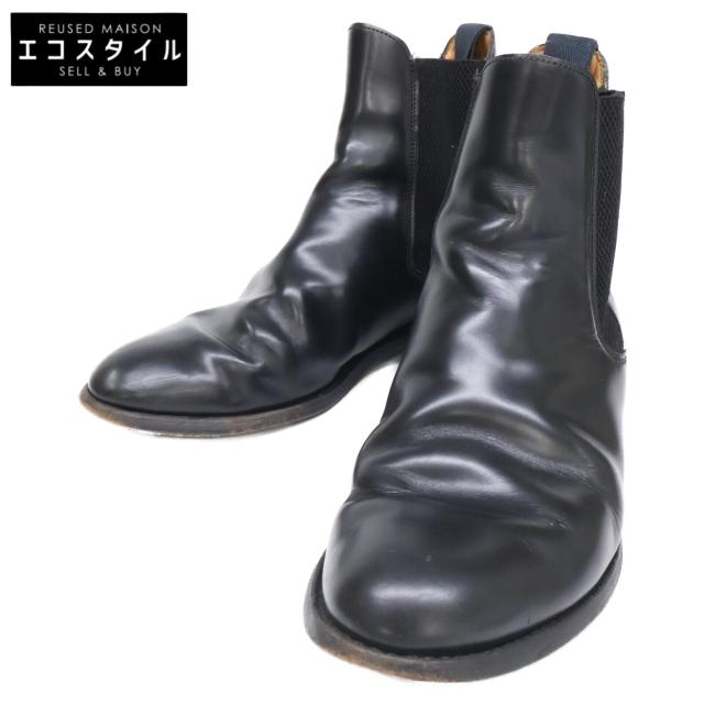 SANDERS サンダース シューズ 8 1/2 ブラック メンズ