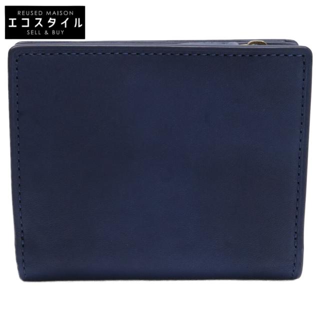 土屋鞄製作所 土屋鞄製造所 二つ折り財布（小銭入れあり） ブルー レディース