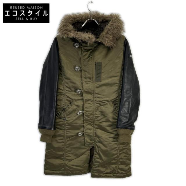 HYSTERIC GLAMOUR ヒステリックグラマー コート F カーキ ブラック メンズ
