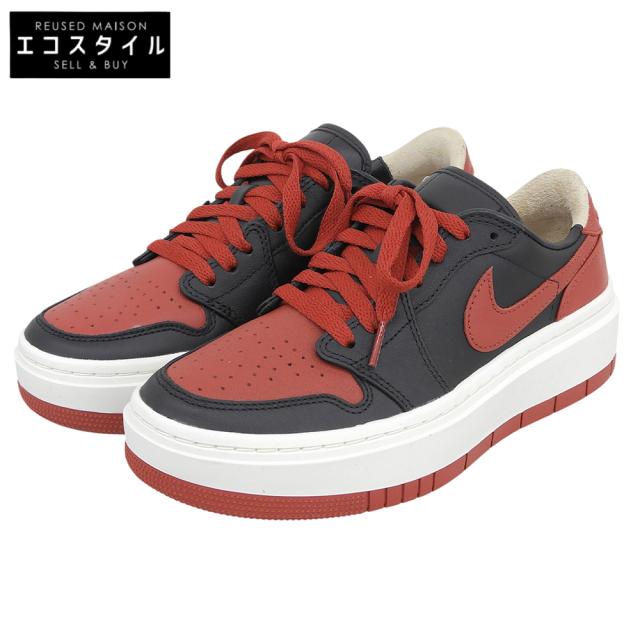 NIKE ナイキ シューズ 7(US) ブラック/レッド レディース