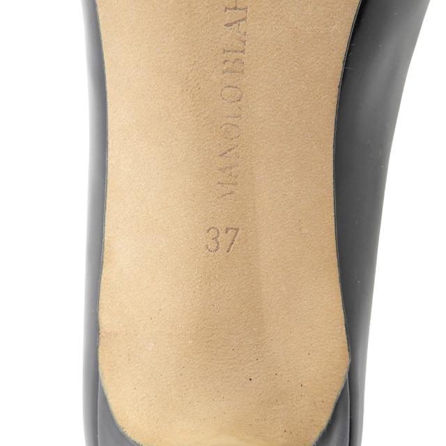 MANOLO BLAHNIK マノロブラニク シューズ 37 ブラック レディース_6