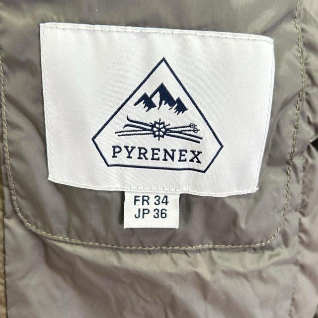 PYRENEX ピレネックス ジャケット 36 カーキ レディース_4
