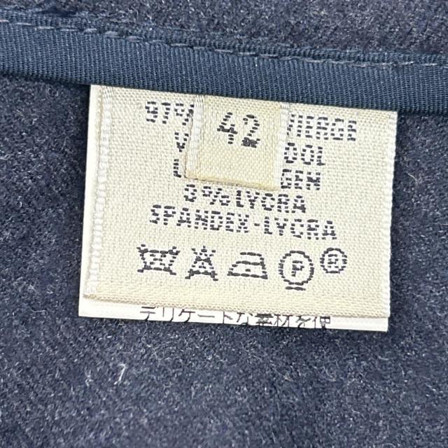 HERMES エルメス ボトムス 42 ネイビー メンズ_4