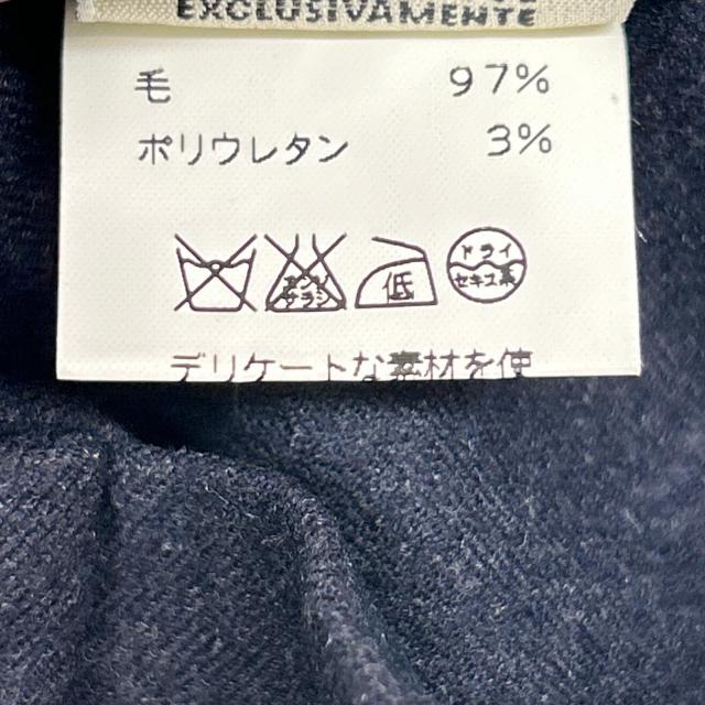 HERMES エルメス ボトムス 42 ネイビー メンズ_5