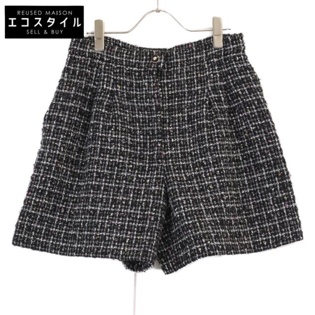 CHANEL シャネル ボトムス 38 ブラック レディース