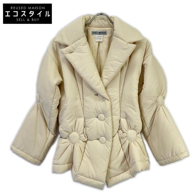 ISSEY MIYAKE イッセイミヤケ ジャケット 2 アイボリー レディース