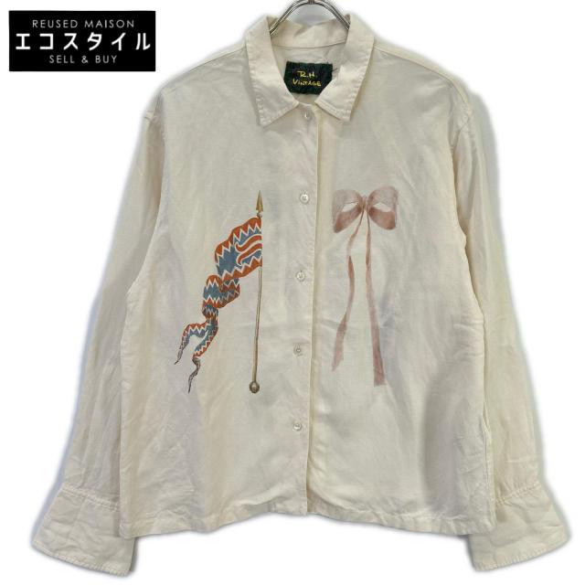 R.H VINTAGE ロンハーマンヴィンテージ トップス S アイボリー レディース