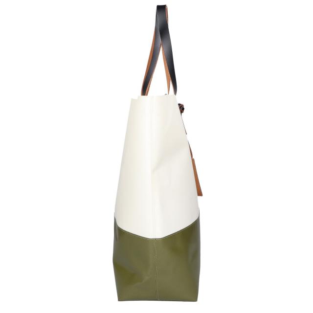 MARNI マルニ トートバッグ 白いこと/カーキ レディース