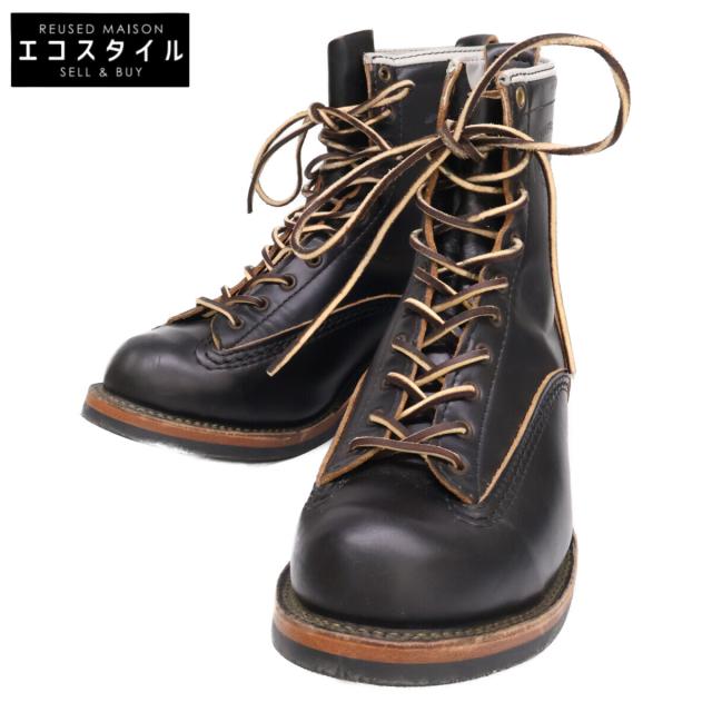 WESCO ウエスコ シューズ 9EEE ブラック メンズ