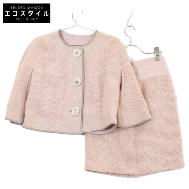 LOUIS VUITTON ルイヴィトン スーツ セットアップ ジャケット38/スカート36 ピンク レディース