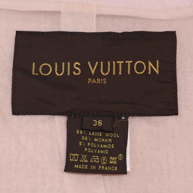 LOUIS VUITTON ルイヴィトン スーツ セットアップ ジャケット38/スカート36 ピンク レディース_5