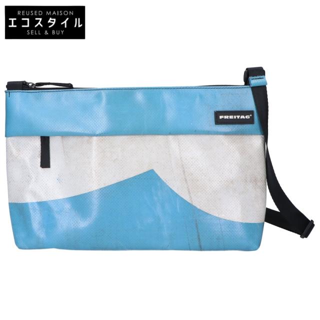 FREITAG フライターグ ショルダーバッグ ブルー/ホワイト メンズ