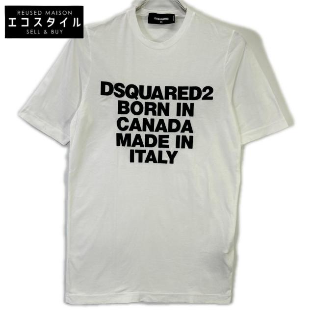 DSQUARED2 ディースクエアード トップス XS ホワイト メンズ