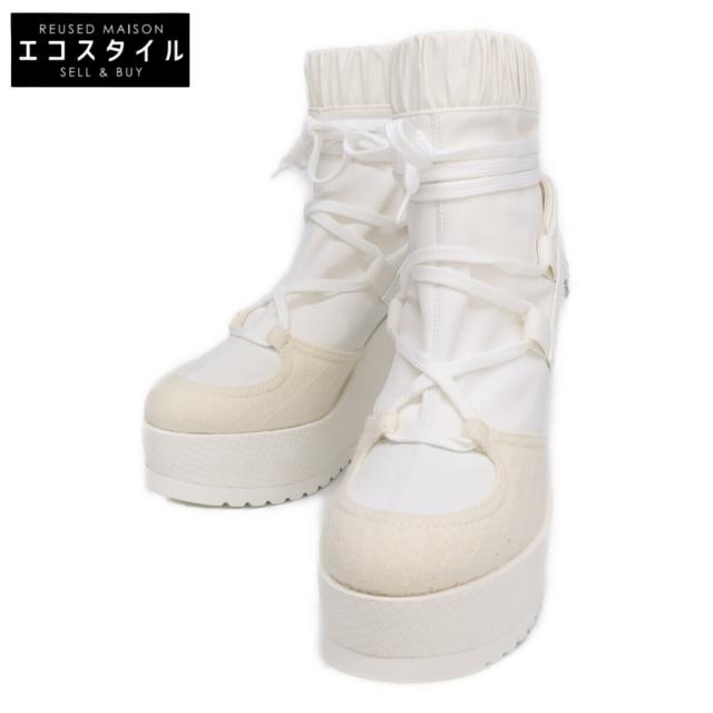 CHANEL シャネル シューズ 37 1/2 ホワイト/アイボリー レディース