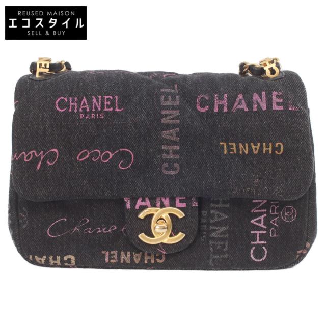 CHANEL シャネル ショルダーバッグ ブラック/ゴールド金具 レディース