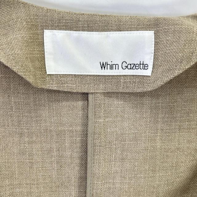Whim Gazette ウィムガゼット ジャケット F ベージュ レディース_4