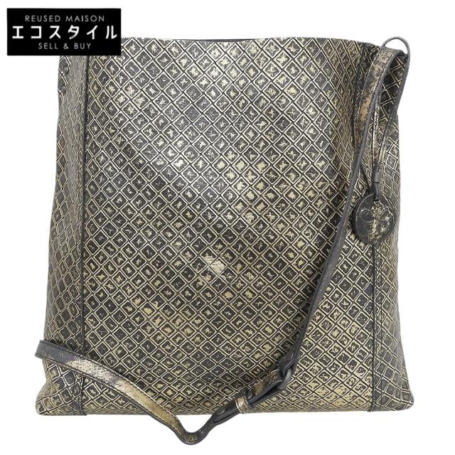 BOTTEGA VENETA ボッテガヴェネタ ショルダーバッグ ブラック/ゴールド レディース