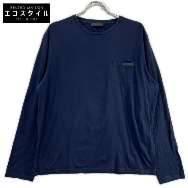 PRADA プラダ トップス XL ネイビー メンズ