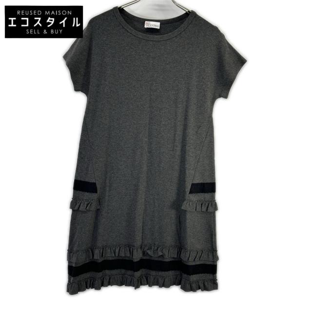 RED VALENTINO レッドヴァレンチノ ワンピース グレー レディース