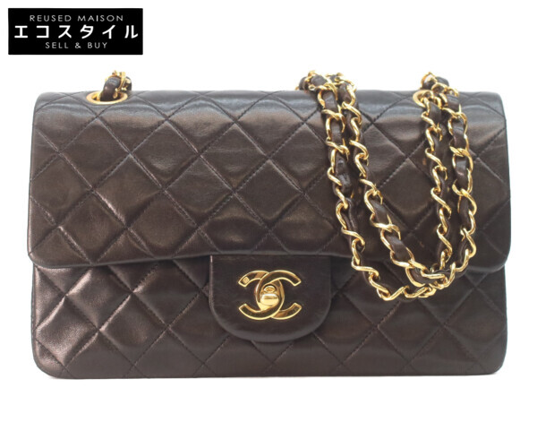 CHANEL シャネル ショルダーバッグ ブラック/ゴールド金具 レディース