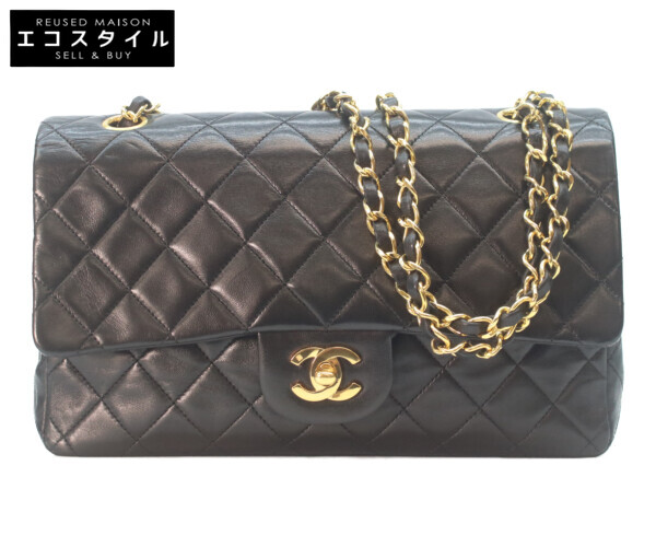 CHANEL シャネル ショルダーバッグ ブラック/ゴールド金具 レディース