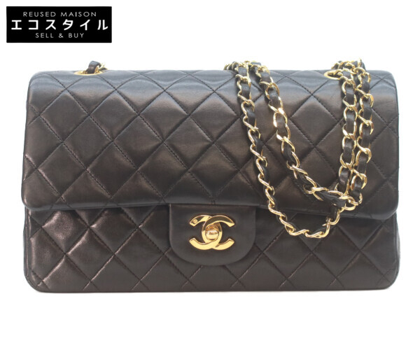CHANEL シャネル ショルダーバッグ ブラック/ゴールド金具 レディース