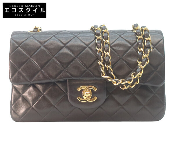 CHANEL シャネル ショルダーバッグ ブラック/ゴールド金具 レディース